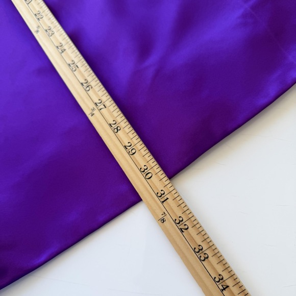 Saks Fifth Avenue Jacket Womens Large Purple Sequin Trim Shawl Collar Open Front - Picture 15 of 16